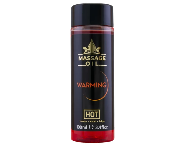 HOT bőrápoló masszázsolaj - melegítő hatású (100ml)
