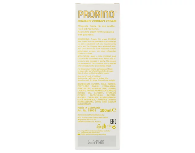 HOT Prorino - anál ápoló krém (100ml)