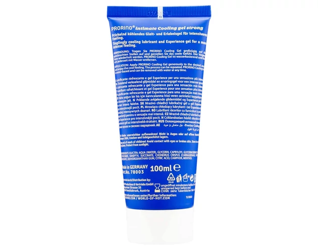 HOT Prorino - erős hűsítő intim krém férfiaknak (100ml)