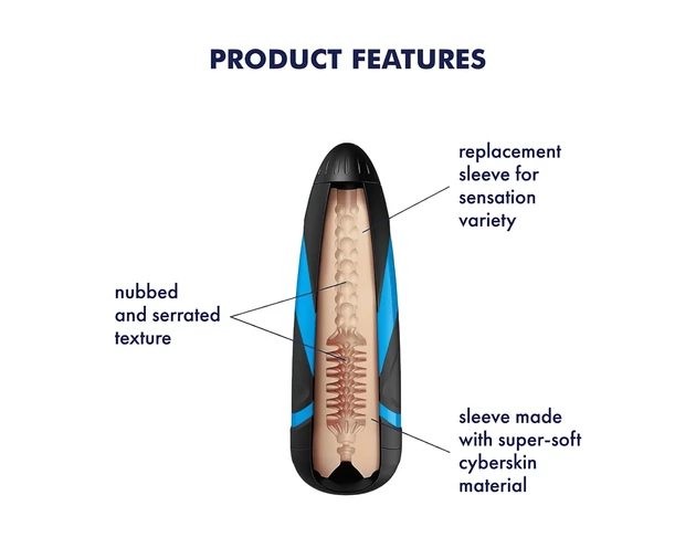 Satisfyer Sleeve Tornado Bliss - maszturbátor betét