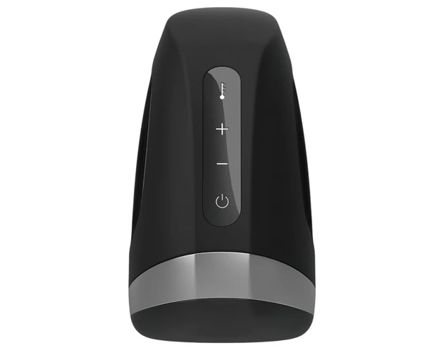 Satisfyer Men Heat Vibration - melegítő makkvibrátor (fekete)