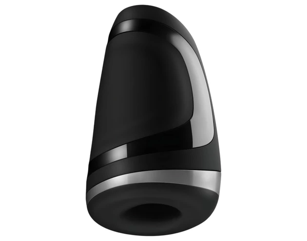 Satisfyer Men Heat Vibration - melegítő makkvibrátor (fekete)
