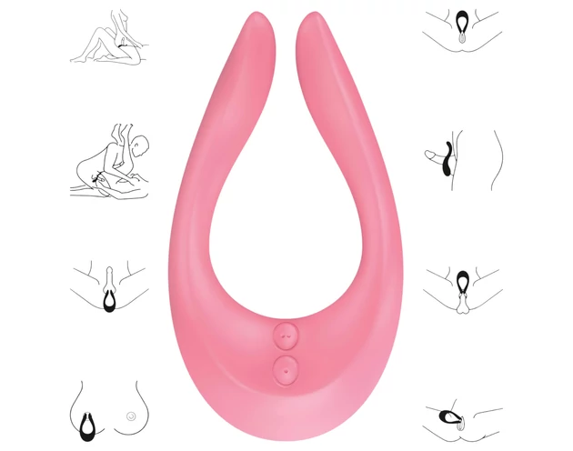 Satisfyer Endless Joy - akkus párvibrátor (pink)