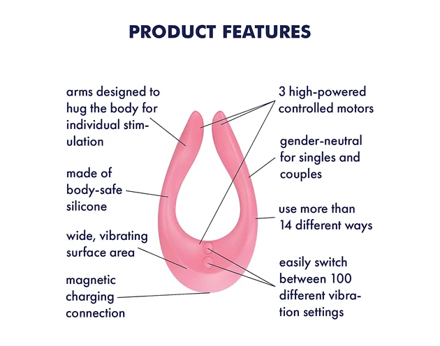 Satisfyer Endless Joy - akkus párvibrátor (pink)