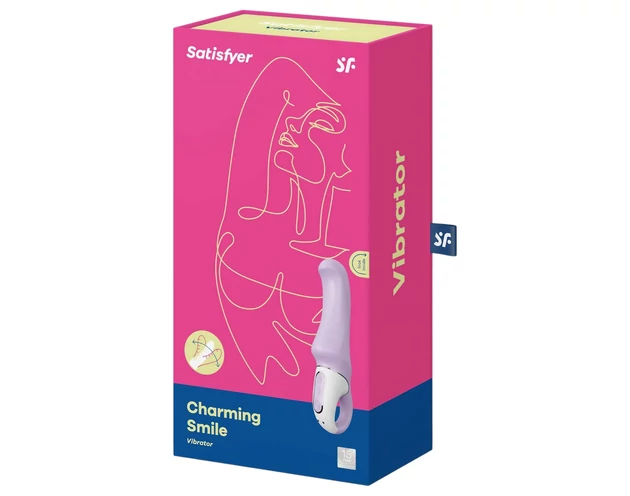 Satisfyer Charming Smile - vízálló, akkus G-pont vibrátor (lila)