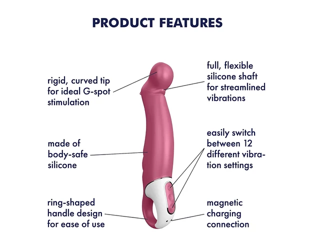 Satisfyer Petting Hippo - akkus, vízálló vibrátor (pink)