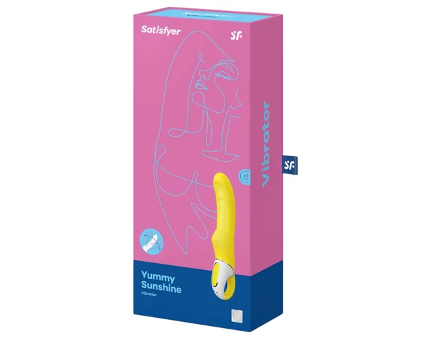Satisfyer Yummy Sunshine - vízálló G-pont vibrátor (sárga)
