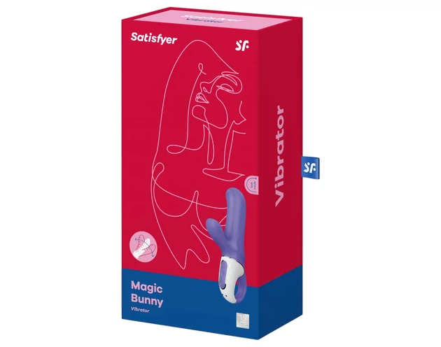 Satisfyer Magic Bunny - vízálló csiklókaros vibrátor (kék)