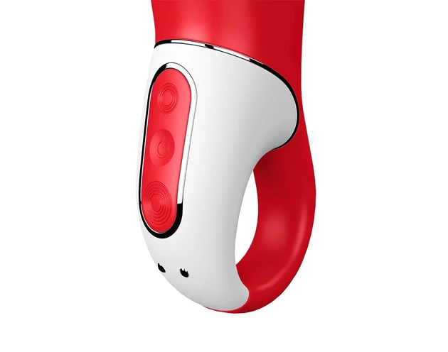 Satisfyer Power Flower - akkus, vízálló vibrátor (piros)