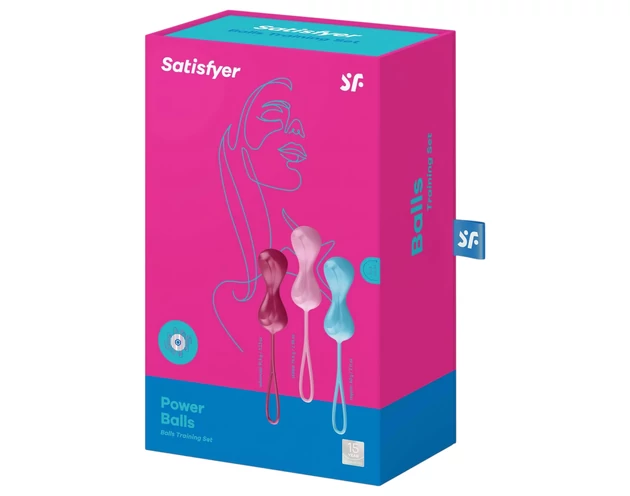 Satisfyer Power Balls - mozgó golyós gésagolyó szett (3db)