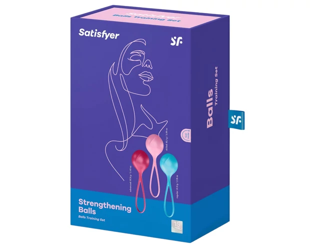 Satisfyer Strengthening Balls - gésagolyó szett (3 részes)