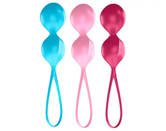 Satisfyer V Balls - gésagolyó duó szett (3 részes)