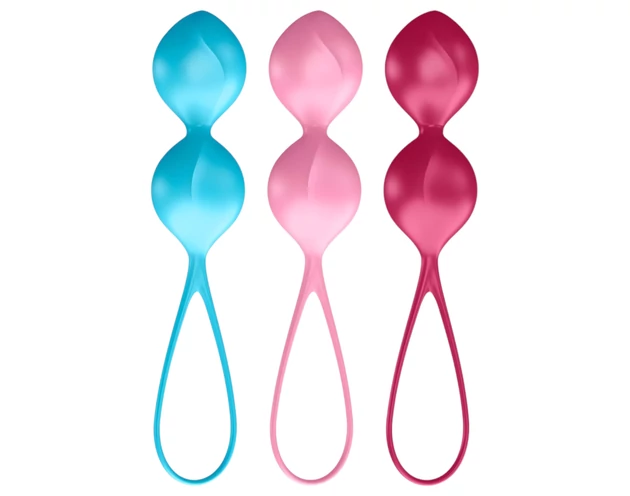 Satisfyer V Balls - gésagolyó duó szett (3 részes)