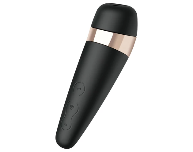 Satisfyer Pro 3+ - vízálló, akkus csiklóizgató vibrátor (fekete)