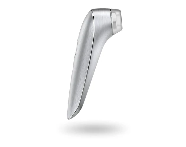 Satisfyer Luxury High Fashion - léghullámos csiklóizgató (ezüst)