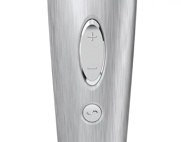 Satisfyer Luxury High Fashion - léghullámos csiklóizgató (ezüst)