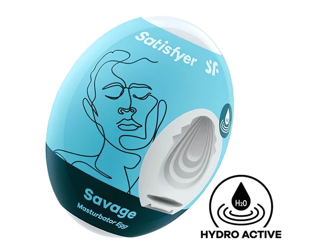 Satisfyer Egg Savage - tojás maszturbátor (1db)