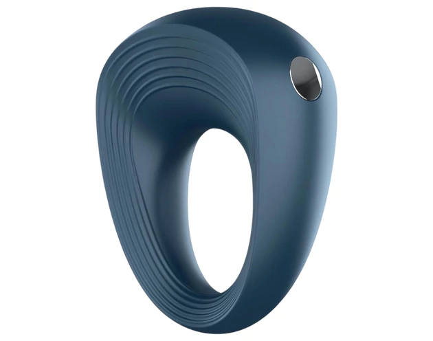 Satisfyer Power Ring - vízálló vibrációs péniszgyűrű (szürke)