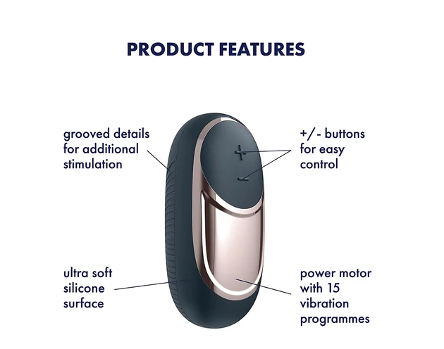 Satisfyer Dark Desire - akkus csikló vibrátor (fekete)