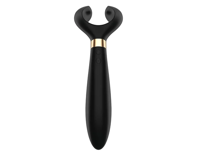 Satisfyer Endless Fun - akkus, vízálló párvibrátor (fekete)