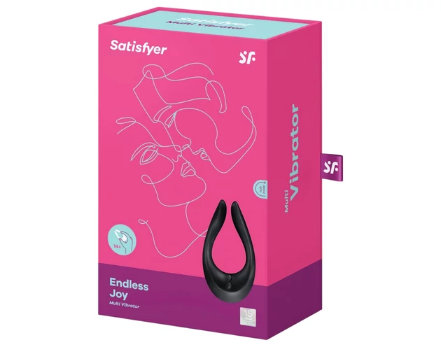 Satisfyer Endless Joy - akkus, vízálló párvibrátor (fekete)