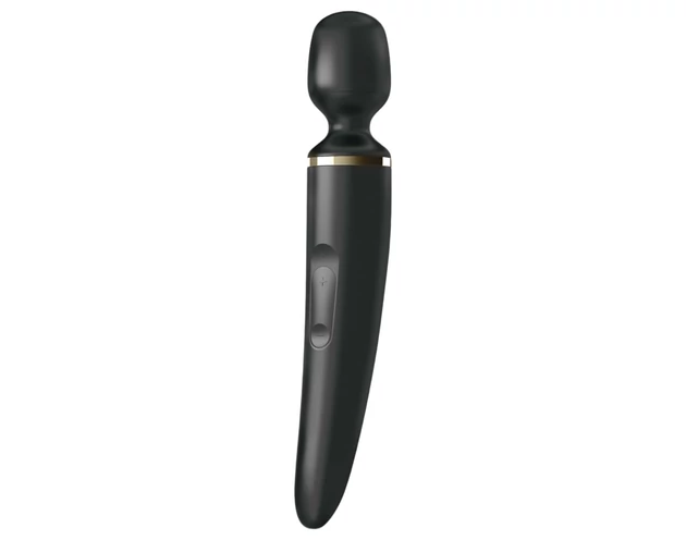 Satisfyer Wand-er Woman - vízálló masszírozó vibrátor (fekete)