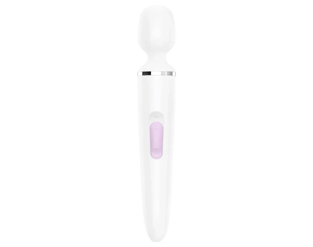 Satisfyer Wand-er Woman - vízálló masszírozó vibrátor (fehér)