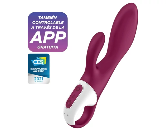 Satisfyer Heated Affair - melegítő, csiklókaros vibrátor (piros)