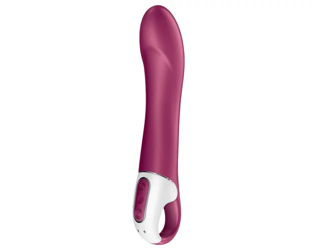 Satisfyer Big Heat - akkus, melegítő G-pont vibrátor (piros)