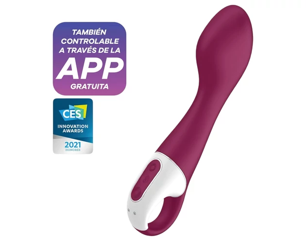 Satisfyer Hot Spot - akkus, melegítő G-pont vibrátor (piros)