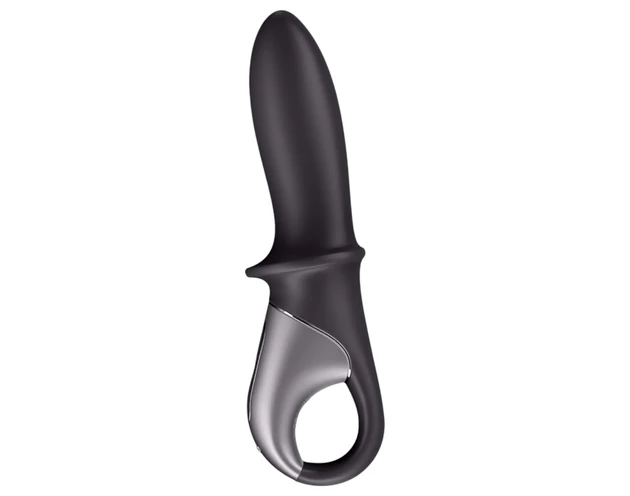 Satisfyer Hot Passion - okos melegítő anál vibrátor (fekete)