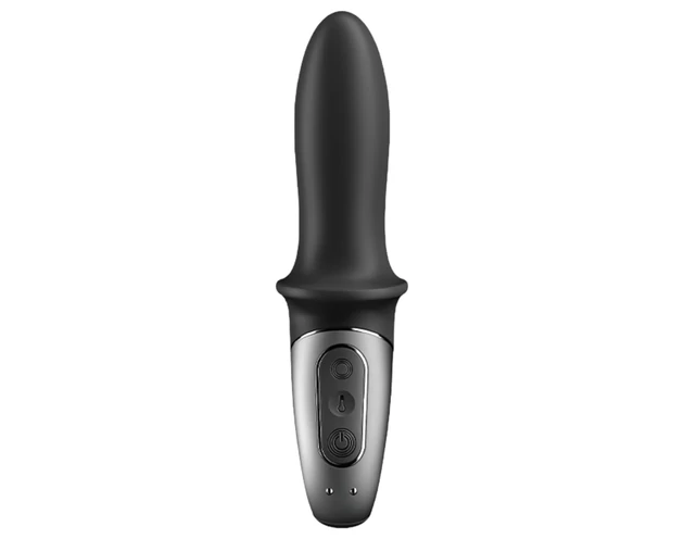 Satisfyer Hot Passion - okos melegítő anál vibrátor (fekete)