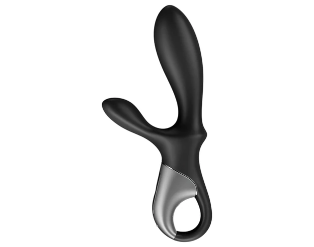 Satisfyer Heat Climax+ – okos, melegítő anál vibrátor (fekete)
