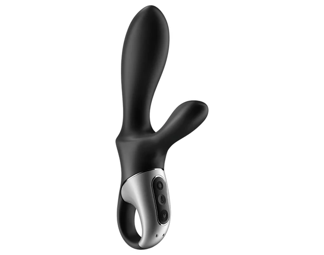 Satisfyer Heat Climax+ – okos, melegítő anál vibrátor (fekete)