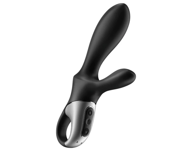 Satisfyer Heat Climax+ – okos, melegítő anál vibrátor (fekete)