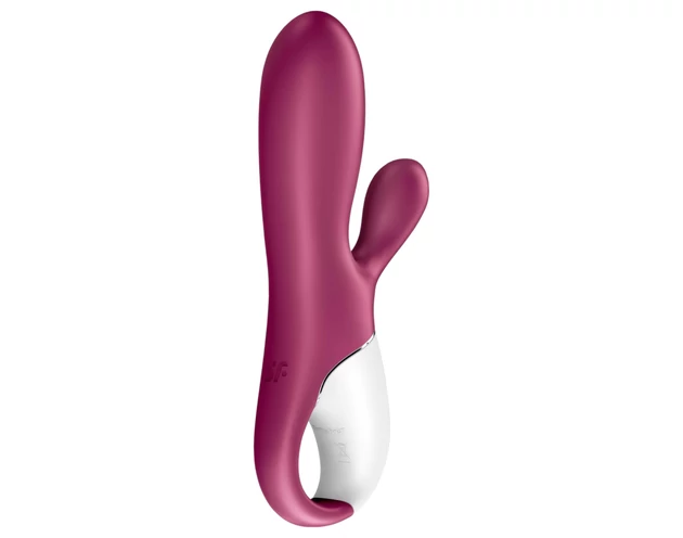 Satisfyer Hot Bunny - okos csiklókaros melegítő vibrátor (piros)