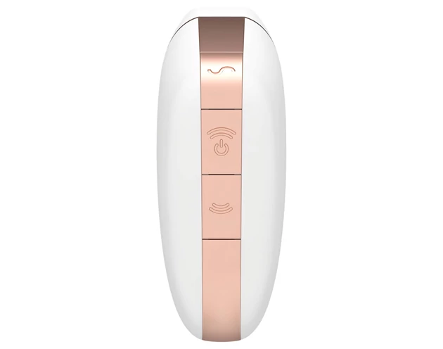 Satisfyer Love Triangle - okos léghullámos csiklóizgató (fehér)