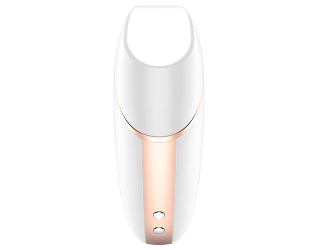 Satisfyer Love Triangle - okos léghullámos csiklóizgató (fehér)