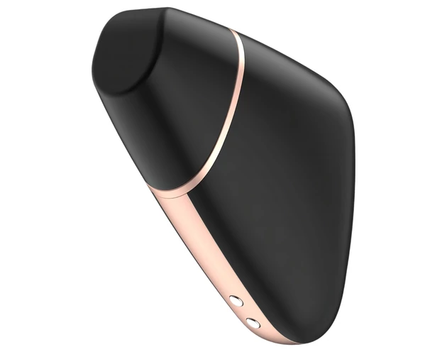 Satisfyer Love Triangle - okos léghullámos csiklóizgató (fekete)
