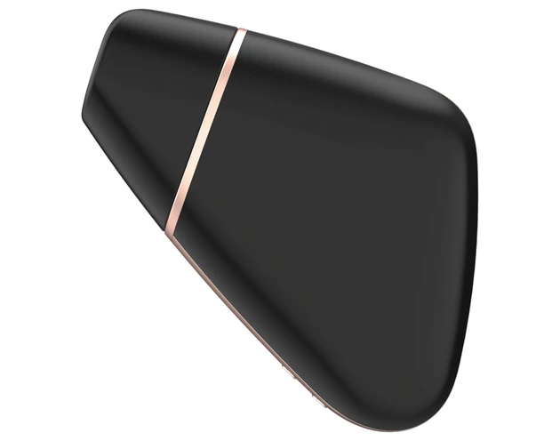 Satisfyer Love Triangle - okos léghullámos csiklóizgató (fekete)