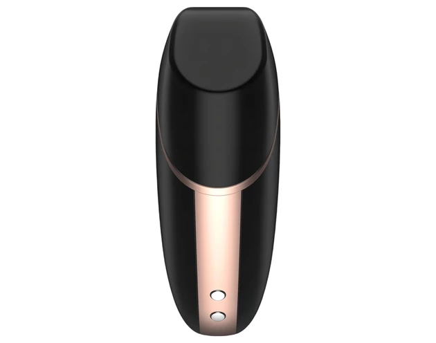 Satisfyer Love Triangle - okos léghullámos csiklóizgató (fekete)