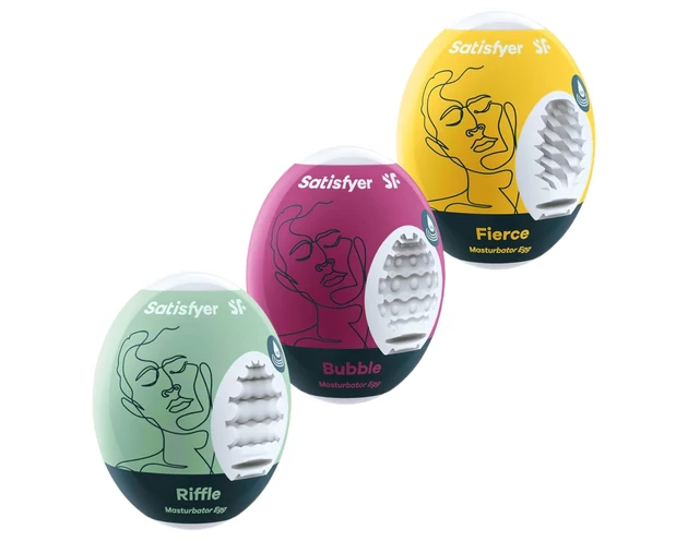 Satisfyer Egg RBF - tojás maszturbátor szett (3db)