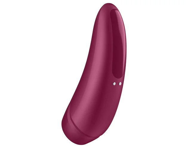 Satisfyer Curvy 1+ - okos léghullámos csiklóizgató (piros)