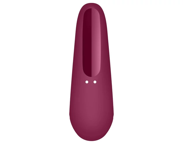 Satisfyer Curvy 1+ - okos léghullámos csiklóizgató (piros)