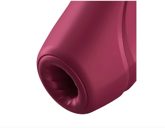 Satisfyer Curvy 1+ - okos léghullámos csiklóizgató (piros)