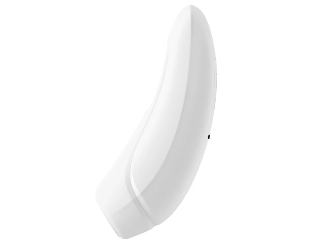 Satisfyer Curvy 1+ - okos léghullámos csiklóizgató (fehér)