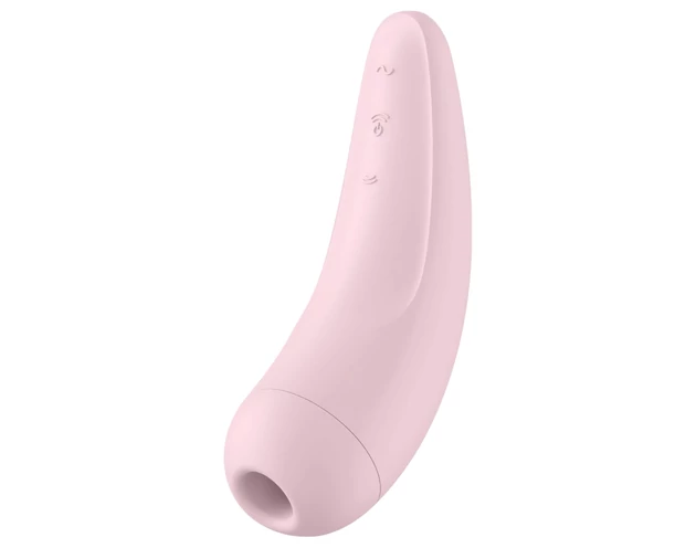 Satisfyer Curvy 2+ - okos léghullámos csiklóizgató (pink)