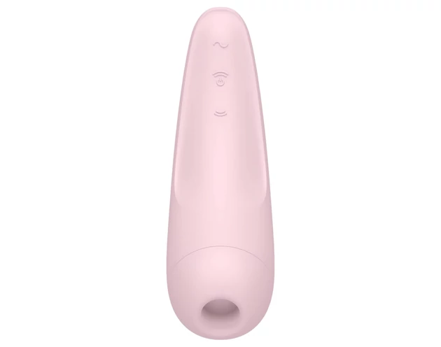 Satisfyer Curvy 2+ - okos léghullámos csiklóizgató (pink)