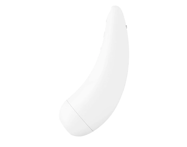 Satisfyer Curvy 2+ - okos, léghullámos csiklóizgató vibrátor (fehér)