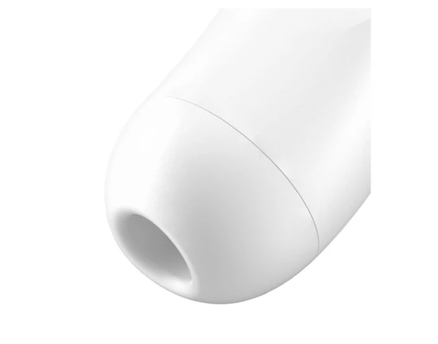 Satisfyer Curvy 2+ - okos, léghullámos csiklóizgató vibrátor (fehér)
